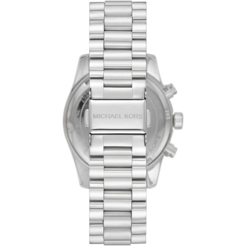Buy Michael Kors Womens Quartz Lexington Silver Stainless Steel Blue Dial 38mm Watch - Mk7215 in Pakistan