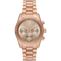 Buy Michael Kors Womens Quartz Lexington Rose Gold Stainless Steel Grey Dial 38mm Watch - Mk7217 in Pakistan