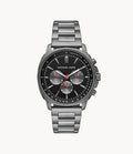Buy Michael Kors Chronograph Black Dial Gunmetalic Stainless Steel Watch for Men - Mk8970 in Pakistan