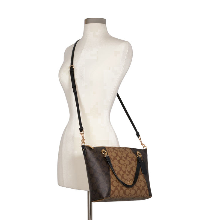 Buy Coach Kacey Satchel in Signature Canvas Bag Small in Pakistan