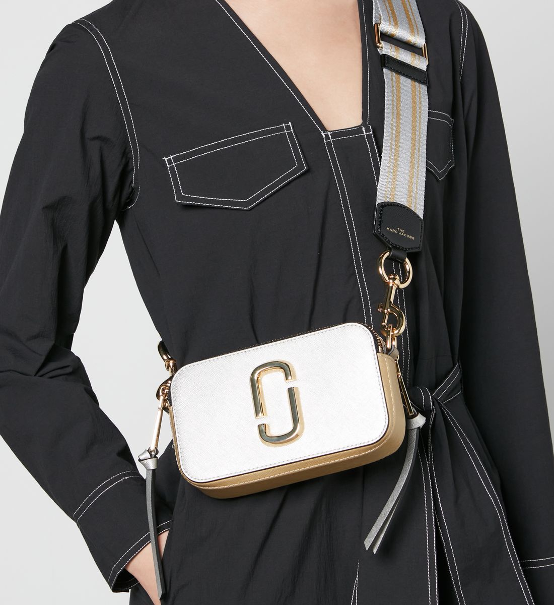 Buy Marc Jacobs The Snap Shot Bag Small - Platinum Multi in Pakistan