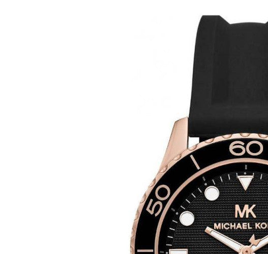Buy Michael Kors Womens Quartz Runway Silicone Strap Black Dial 40mm Watch - Mk6852 in Pakistan