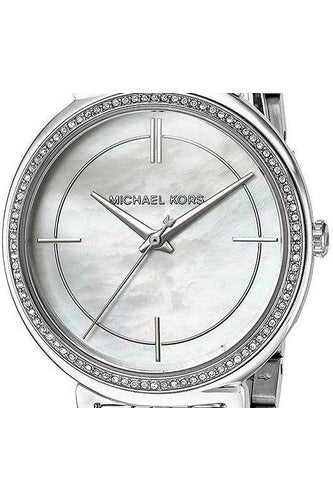 Buy Michael Kors Quartz Stainless Steel Mother Of Pearl Dial 33mm Watch for Women - Mk3641 in Pakistan