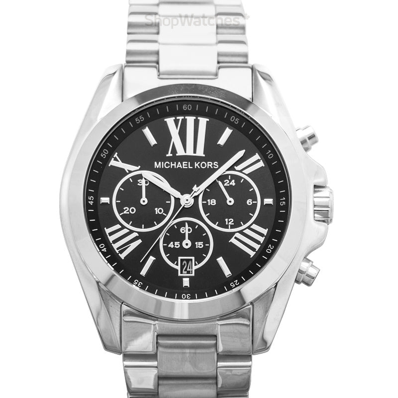 Buy Michael Kors Mens Chronograph Quartz Bradshaw Stainless Steel Black Dial 44mm Watch - Mk5705 in Pakistan