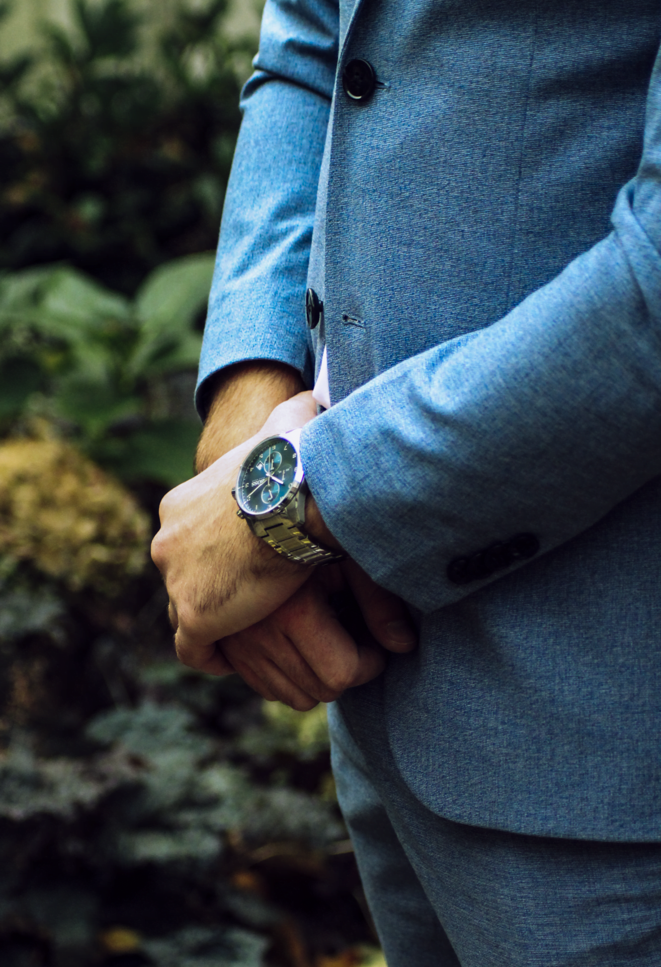 Buy Hugo Boss Mens Quartz Skymaster Chrono Stainless Steel Blue Dial 44mm Watch - 1513784 in Pakistan