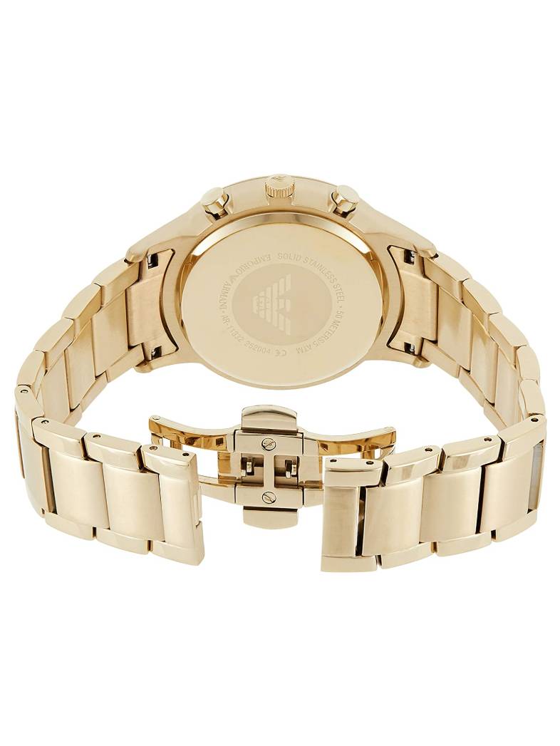 Buy Emporio Armani Mens Chronograph Quartz Stainless Steel Off White Dial 43mm Watch - Ar11332 in Pakistan