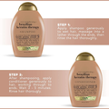 Buy OGX Ever Straightening Brazilian Keratin Smooth Shampoo - 385ml in Pakistan