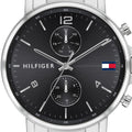 Buy Tommy Hilfiger Mens Quartz Silver Stainless Steel Black Dial 44mm Watch - 1710413 in Pakistan
