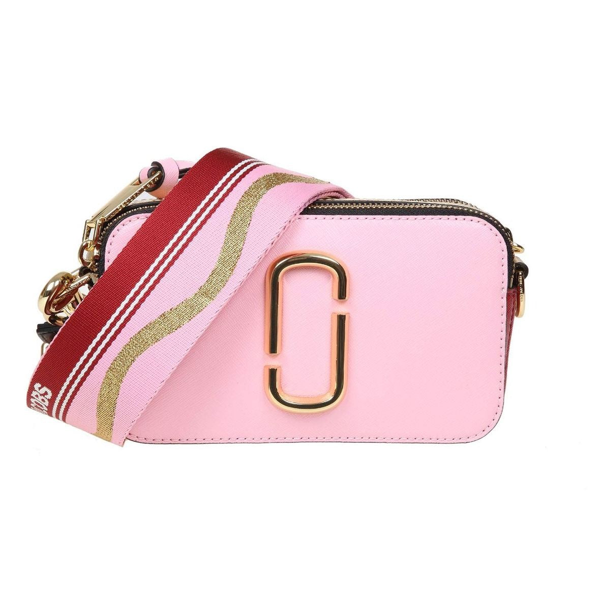 Buy Marc Jacobs The Snap Shot Bag Small - New Baby Pink / Red in Pakistan