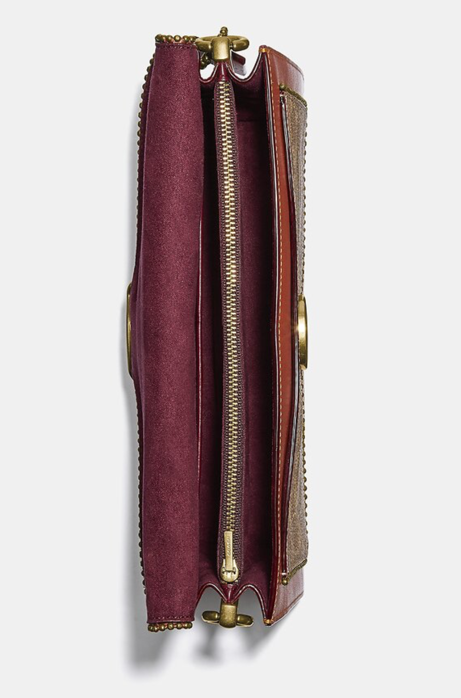 Buy Coach Tabby Light Polished Pebble Leather Mini Wristlet Crossbody Bag in Pakistan