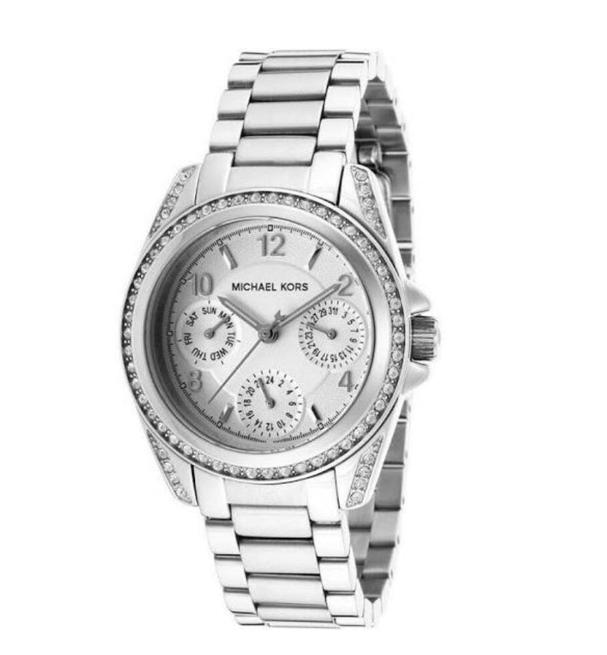 Buy Michael Kors Womens Analog Blair Silver Stainless Steel Silver Dial 33mm Watch - Mk5612 in Pakistan