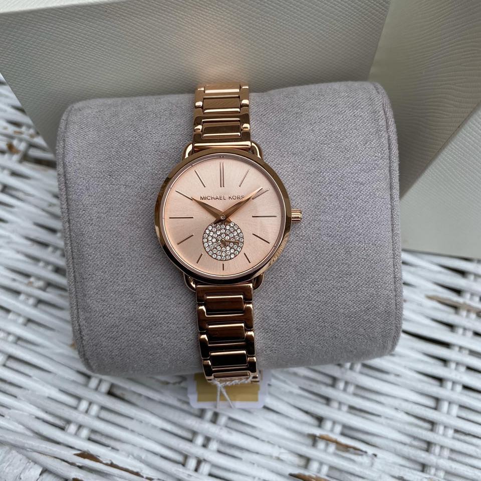 Buy Michael Kors Quartz Stainless Steel Rose Gold Dial 28mm Watch for Women - Mk3839 in Pakistan