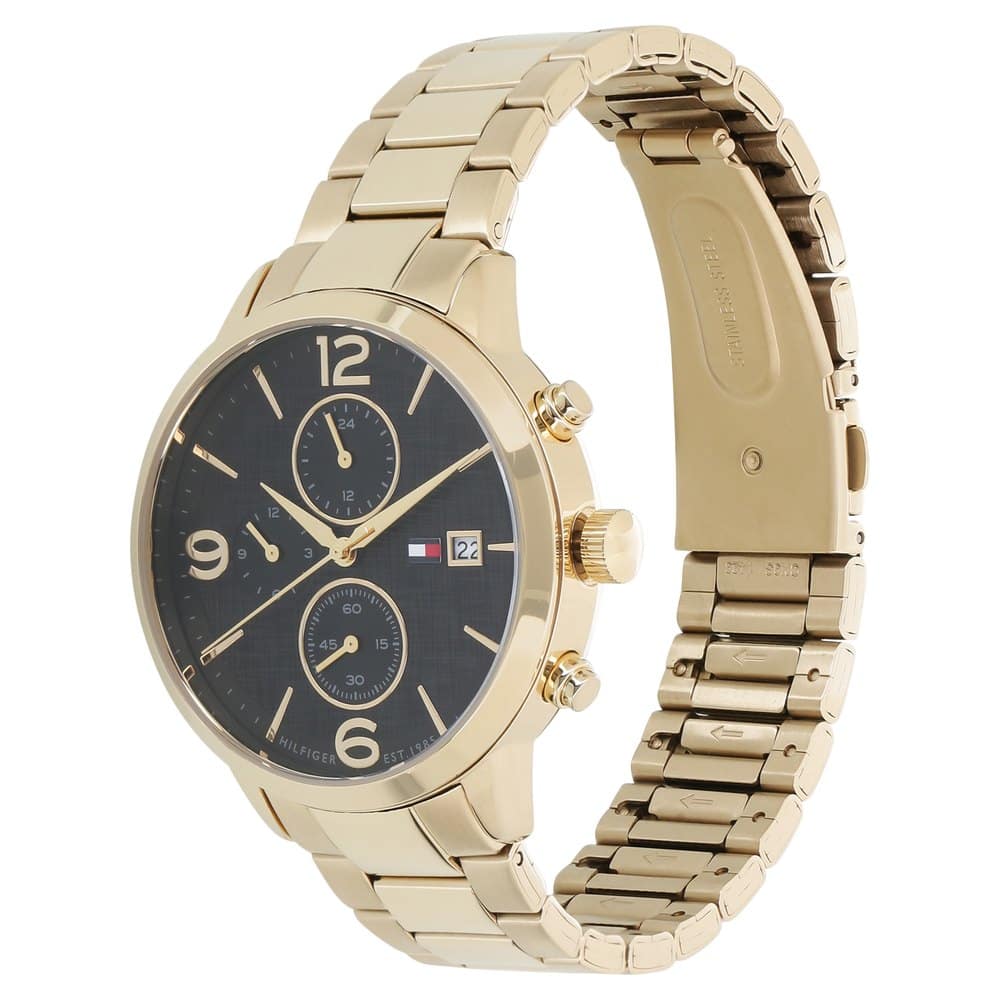 Buy Tommy Hilfiger Quartz Stainless Steel Black Dial 48mm Watch for Men - 1710362 in Pakistan