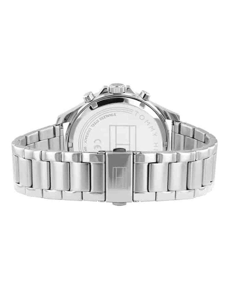 Buy Tommy Hilfiger Mens Quartz Stainless Steel Blue Dial 46mm Watch - 1791718 in Pakistan