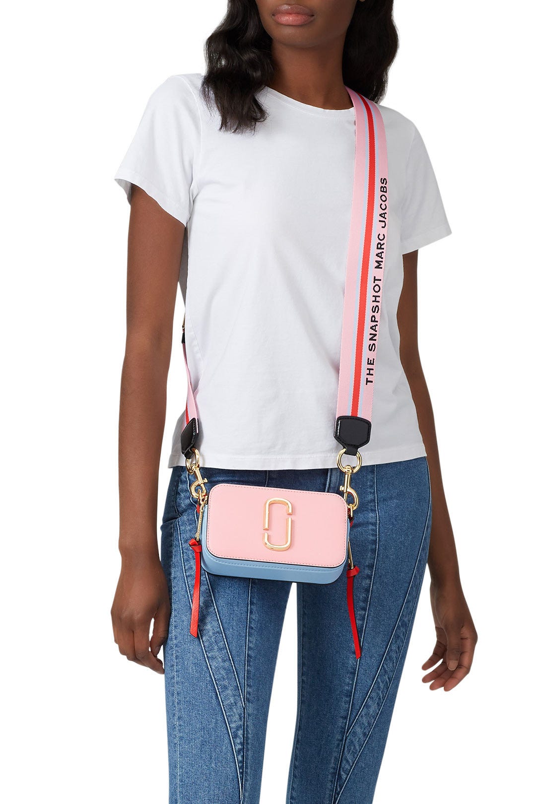 Buy Marc Jacobs The Snap Shot Bag Small - Tarte Pink Multi in Pakistan