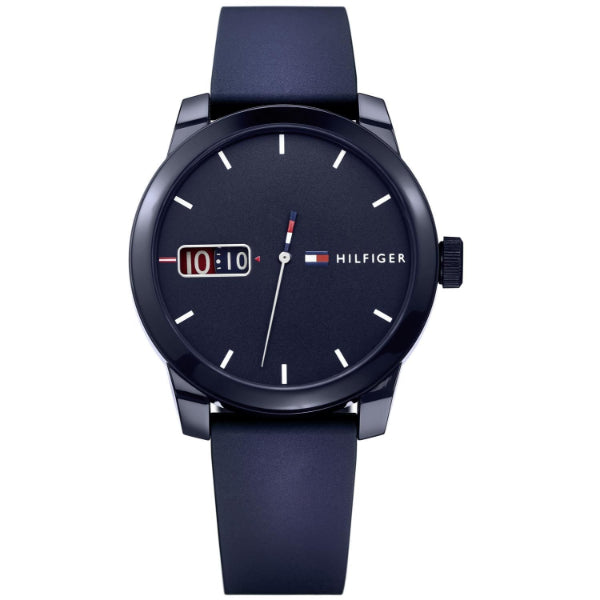 Buy Tommy Hilfiger Quartz Silicone Strap Blue Dial 42mm Watch for Men - 1791381 in Pakistan