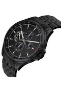 Buy Tommy Hilfiger Chronograph Quartz Stainless Steel Black Dial 44mm Watch for Men - 1791611 in Pakistan