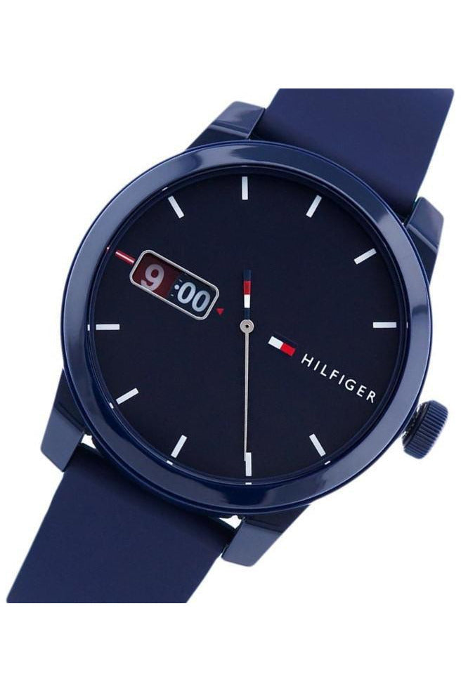 Buy Tommy Hilfiger Quartz Silicone Strap Blue Dial 42mm Watch for Men - 1791381 in Pakistan