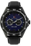 Buy Tommy Hilfiger Quartz Leather Strap Blue Dial 46mm Watch for Men - 1791368 in Pakistan