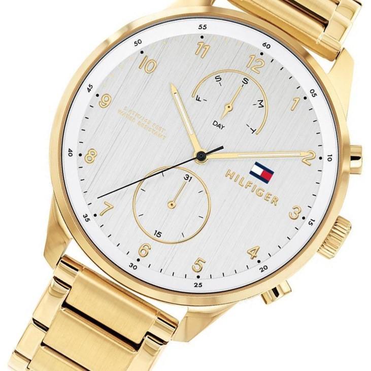 Buy Tommy Hilfiger Mens Quartz Stainless Steel Silver Dial 44mm Watch - 1791576 in Pakistan