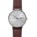 Buy Tommy Hilfiger Quartz Brown Leather Strap Silver Dial 40mm Watch for Men - 1791463 in Pakistan