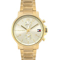 Buy Tommy Hilfiger Mens Quartz Gold Stainless Steel Gold Dial 44mm Watch - 1710415 in Pakistan