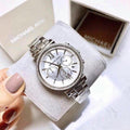 Buy Michael Kors Womens Quartz Stainless Steel Silver Dial 47mm Watch - Mk6575 in Pakistan