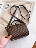 Buy SHEIN Waterproof,Lightweight,Business Casual Mini Graphic Print Metal Lock Satchel Bag in Pakistan