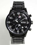 Buy Hugo Boss Chronograph Quartz Stainless Steel Black Watch for Men - 1513180 in Pakistan