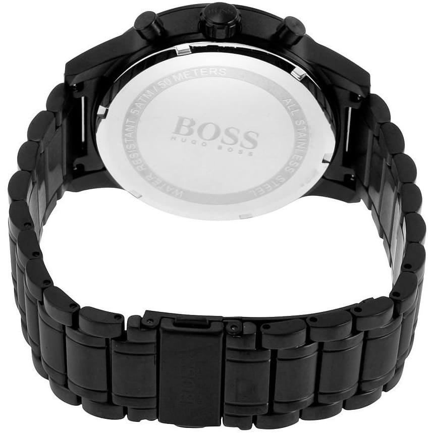 Buy Hugo Boss Chronograph Quartz Stainless Steel Black Watch for Men - 1513180 in Pakistan
