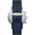 Buy Emporio Armani Men's Chronograph Leather Strap Blue Dial 46mm Watch - AR11451 in Pakistan