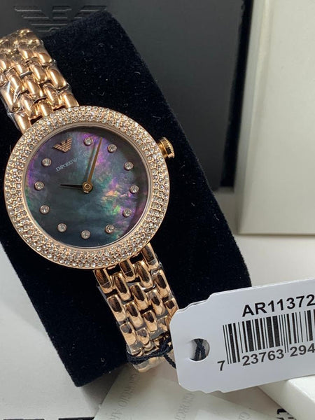 Buy Emporio Armani Women’s Quartz Stainless Steel Black Dial 30mm Watch - AR11372 in Pakistan