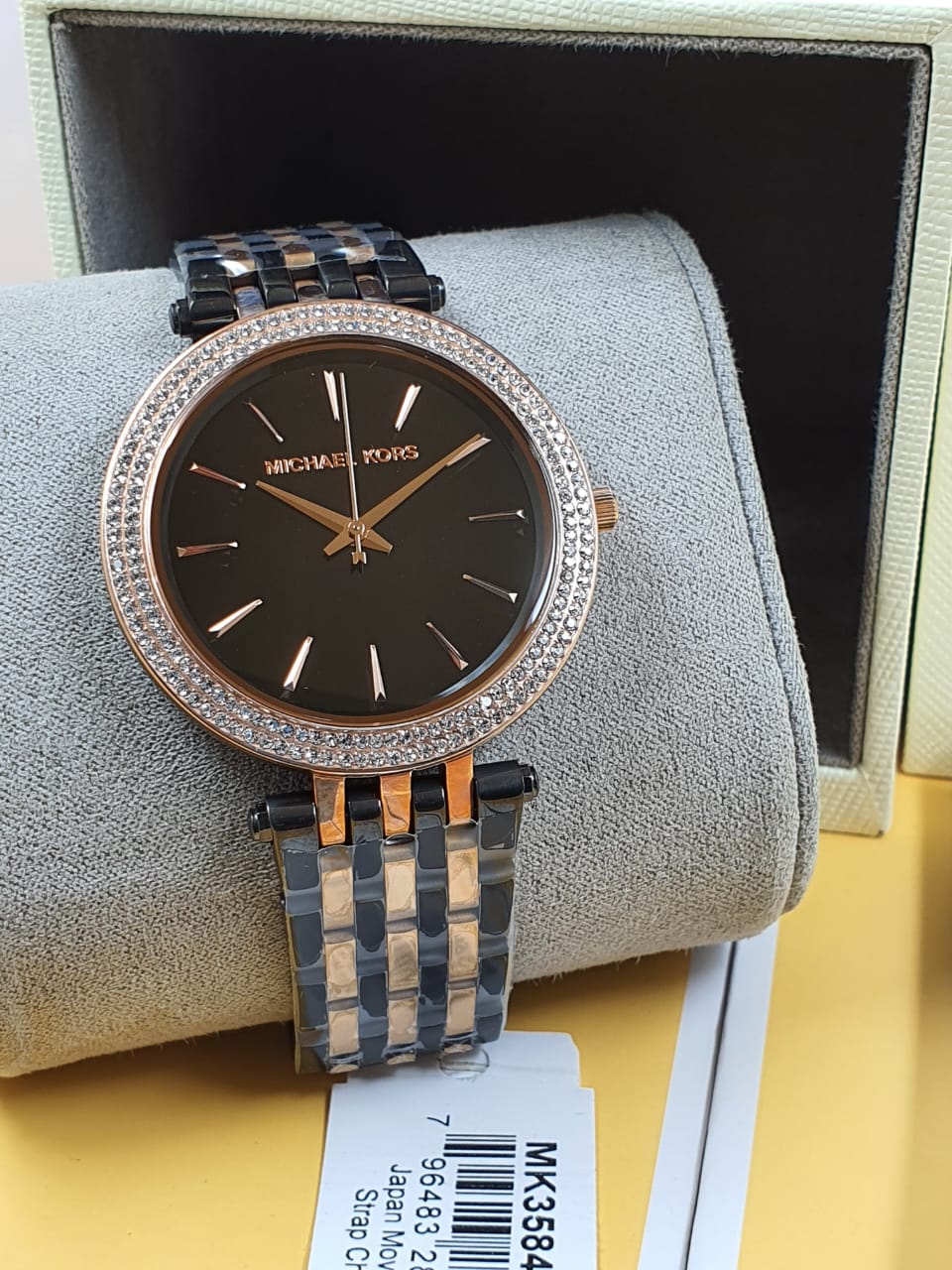 Buy Michael Kors Womens Quartz Darci Stainless Steel Grey Dial 33mm Watch - Mk3584 in Pakistan