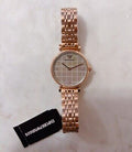 Buy Emporio Armani Womens Quartz Rose Gold Stainless Steel Mother Of Pearl Dial 32mm Watch - Ar11385 in Pakistan