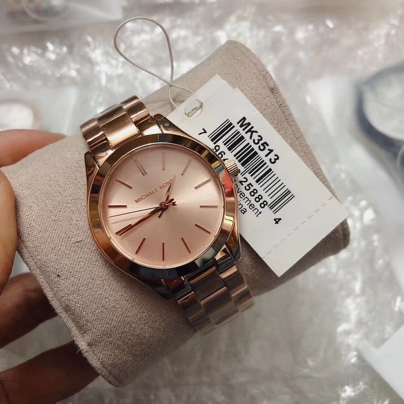 Buy Michael Kors Women’s Quartz Stainless Steel Rose Gold Dial 33mm Watch - MK3513 in Pakistan
