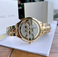 Buy Michael Kors Womens Quartz Runway Stainless Steel Gold Dial 44mm Watch - Mk6714 in Pakistan