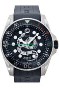 Buy Gucci Men's Quartz Swiss Made Silicone Strap Black Dial 45mm Watch YA136217 in Pakistan