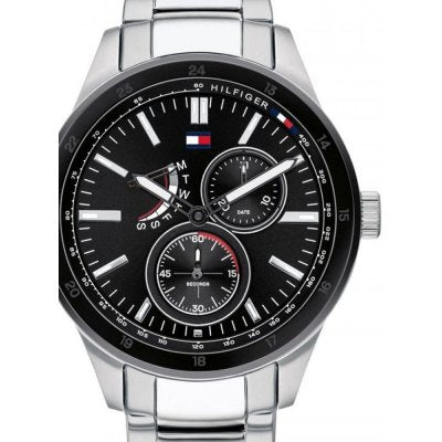 Buy Tommy Hilfiger Quartz Stainless Steel Black Dial 44mm Watch for Men - 1791639 in Pakistan