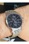 Buy Hugo Boss Men’s Chronograph Quartz Stainless Steel Black Dial 41mm Watch 1513383 in Pakistan
