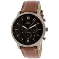 Buy Men's Chronograph Quartz Neutra Amber Leather Strap Gray Dial 44Mm Watch in Pakistan