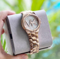 Buy Michael Kors Womens Quartz Stainless Steel Rose Gold Dial 37mm Watch - Mk7230 in Pakistan