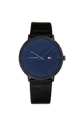 Buy Tommy Hilfiger Men's Quartz Leather Strap Blue Dial 40mm Watch - 1791462 in Pakistan