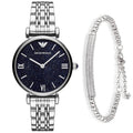Buy Emporio Armani Analog Stainless Steel Dark Blue Dial 32mm Watch for Women - Ar11091 in Pakistan