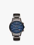 Buy Emporio Armani Men's Analogue Quartz Stainless Steel Blue Dial 43mm Watch AR11215 in Pakistan