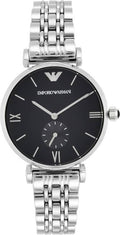 Buy Emporio Armani Stainless Steel Black Dial 40mm Watch for Men - Ar1676 in Pakistan