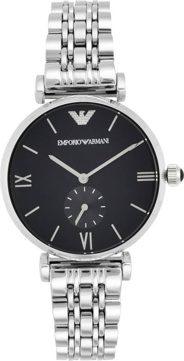 Buy Emporio Armani Stainless Steel Black Dial 40mm Watch for Men - Ar1676 in Pakistan