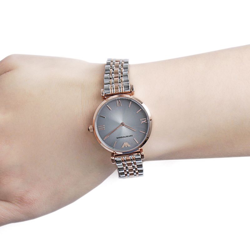 Buy Emporio Armani Women’s Analog Stainless Steel Grey Dial 32mm Watch - AR1725 in Pakistan