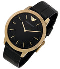 Buy Emporio Armani Quartz Black Leather Strap Black Dial 42mm Watch for Men - Ar1742 in Pakistan