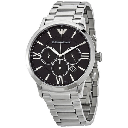 Buy Emporio Armani Men's Chronograph Stainless Steel Black Dial 44mm Watch AR11208 in Pakistan