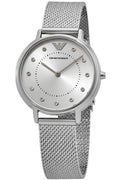 Buy Emporio Armani Women's Quartz Silver Stainless Steel Silver Dial 32mm Watch AR11128 in Pakistan